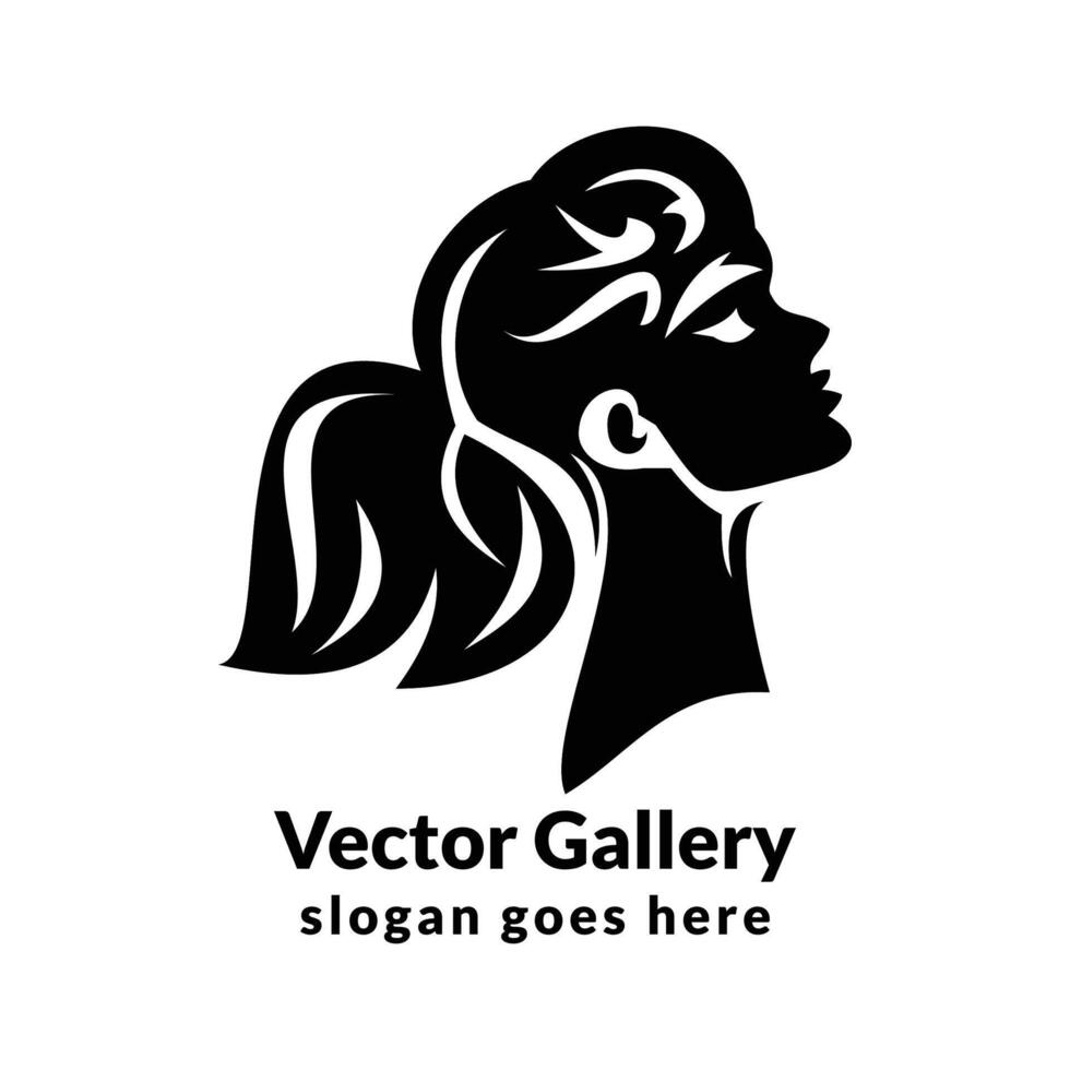 vector mujer terapia logo diseño inspiración