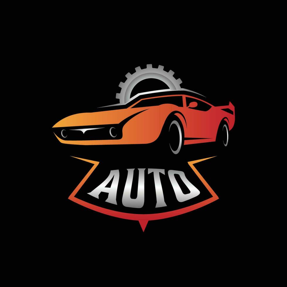automotive repair garage service icon logo template vector illustration design