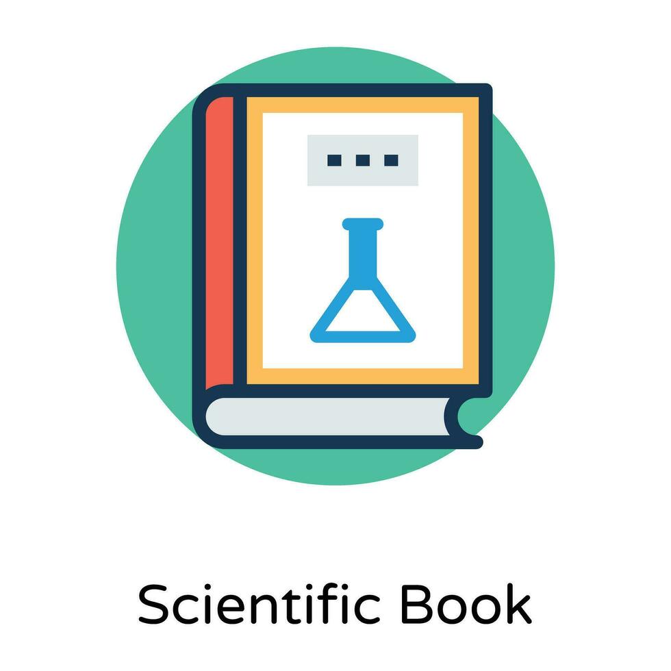 Trendy Scientific Education vector