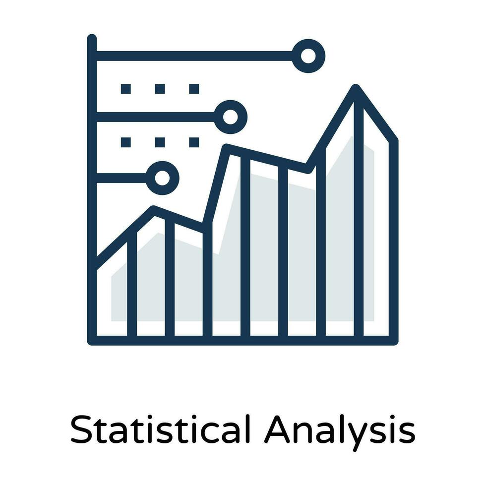 Trendy Statistical Analysis vector