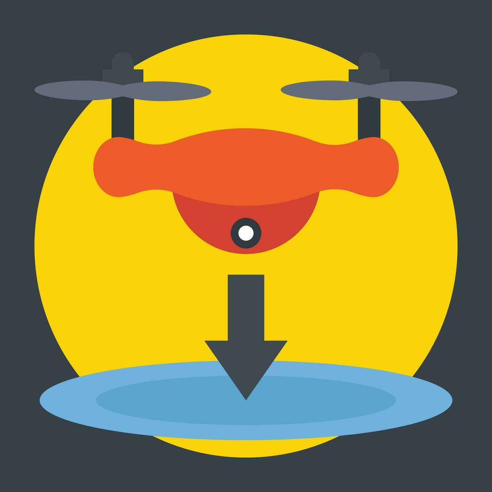 Drone Landing Pad vector