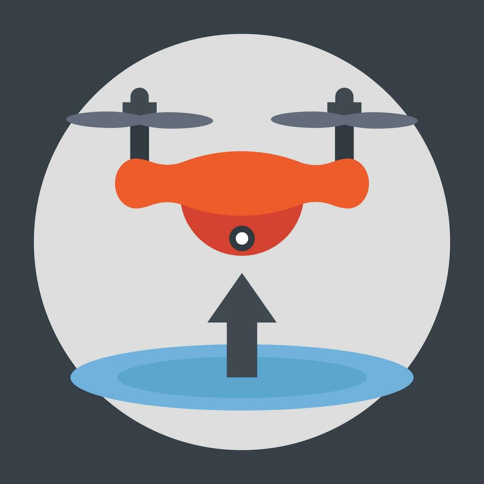 Drone Taking Off vector