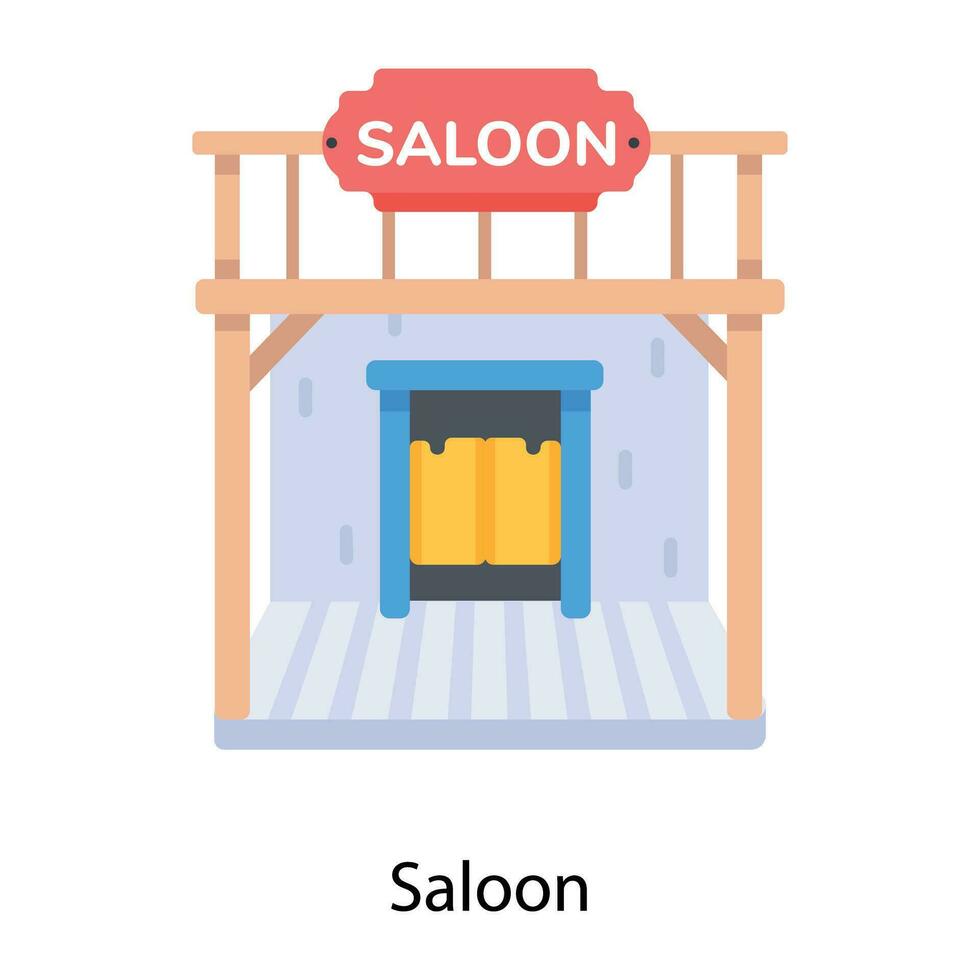 Trendy Saloon Concepts vector