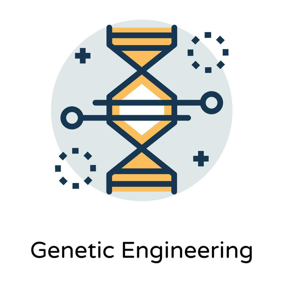Trendy DNA Concepts vector