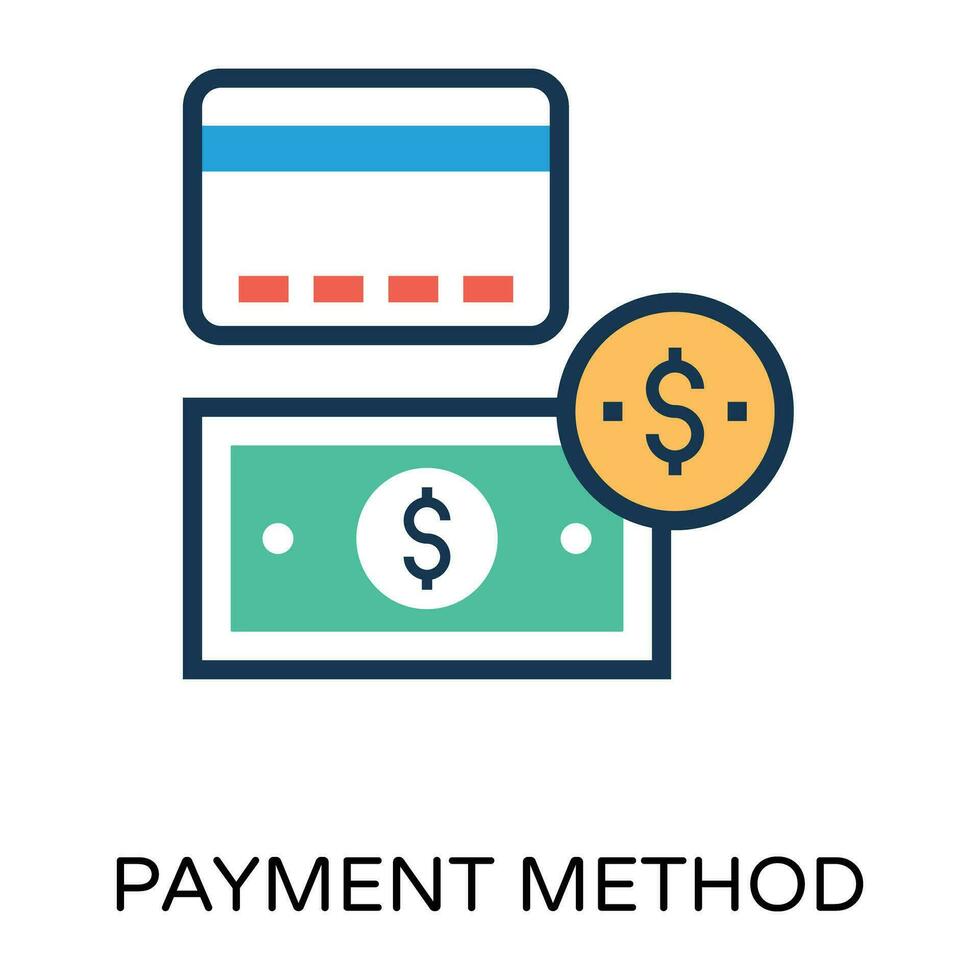 Trendy Banking Concepts vector