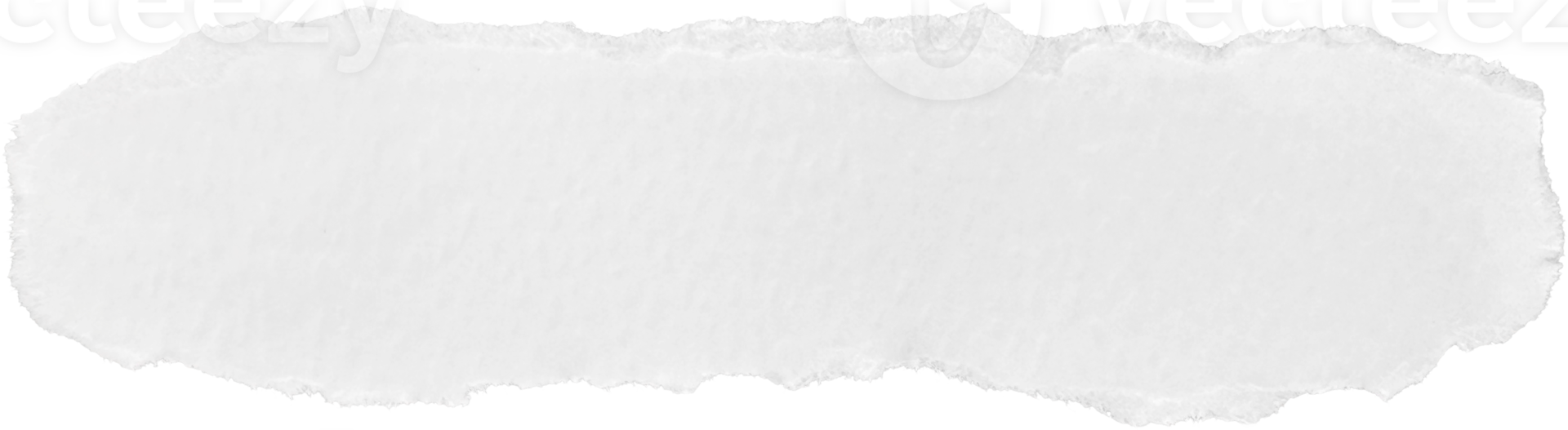 White Torn Horizontal Paper png