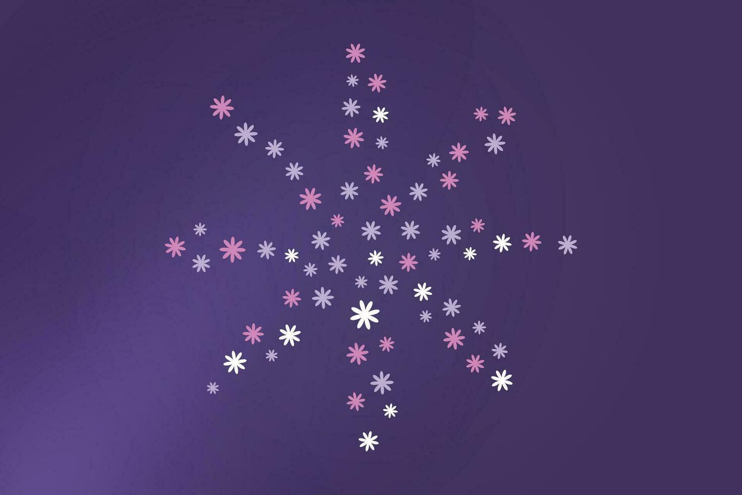 Happy women's day card design with colorful flowers vector
