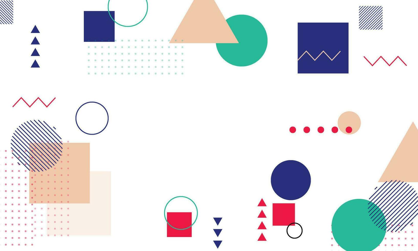 Flat geometric background. Abstract background. vector