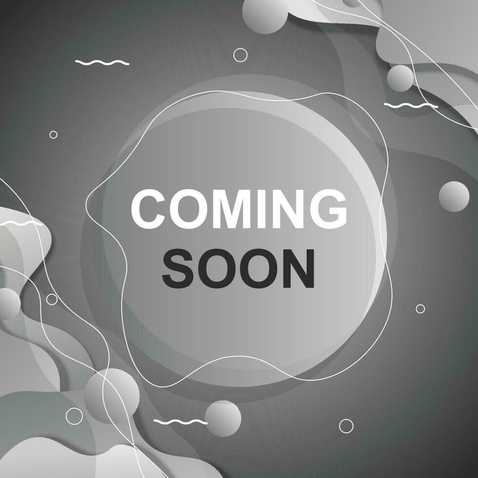 Coming soon banner background. vector