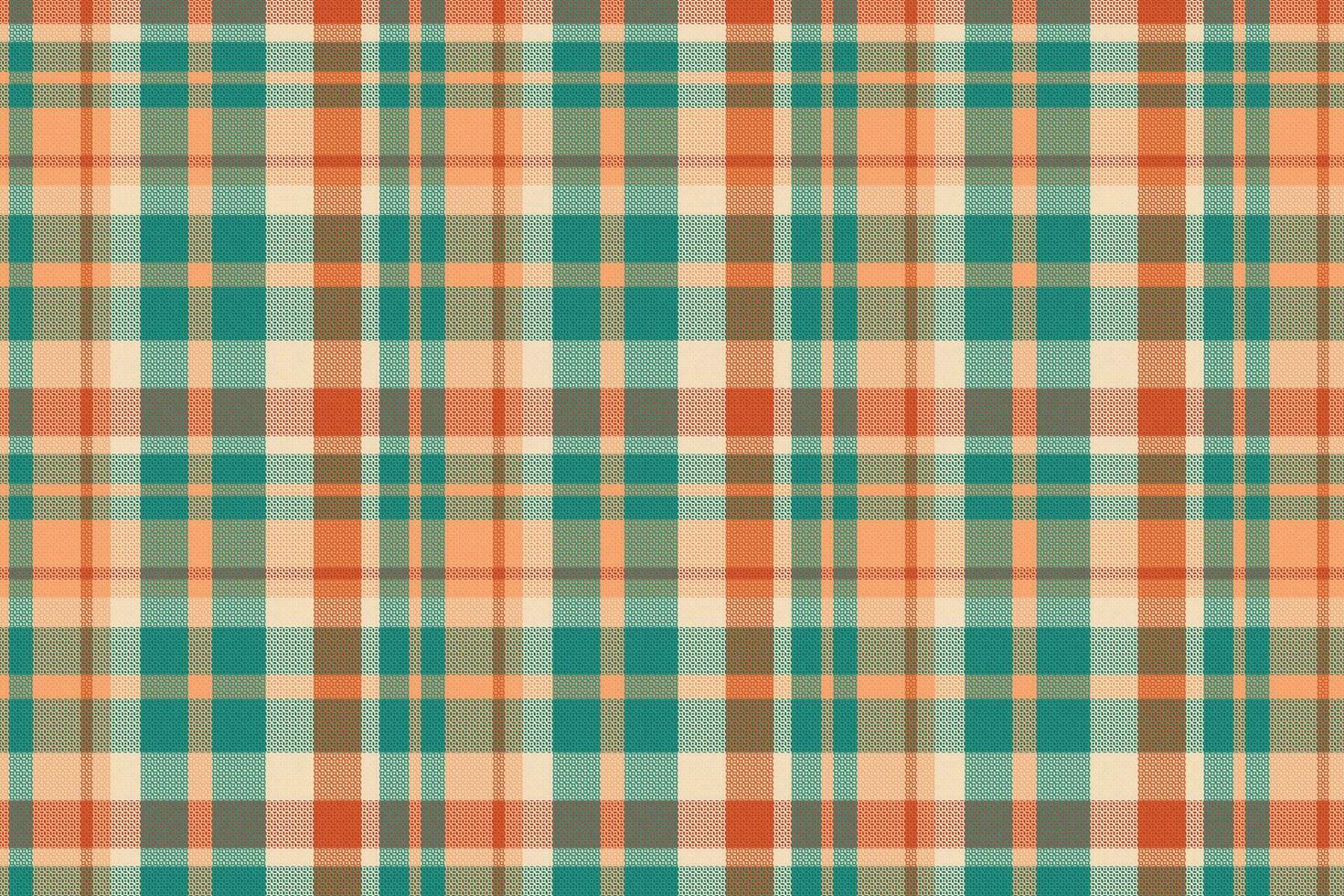 Tartan plaid pattern with texture and summer color. vector