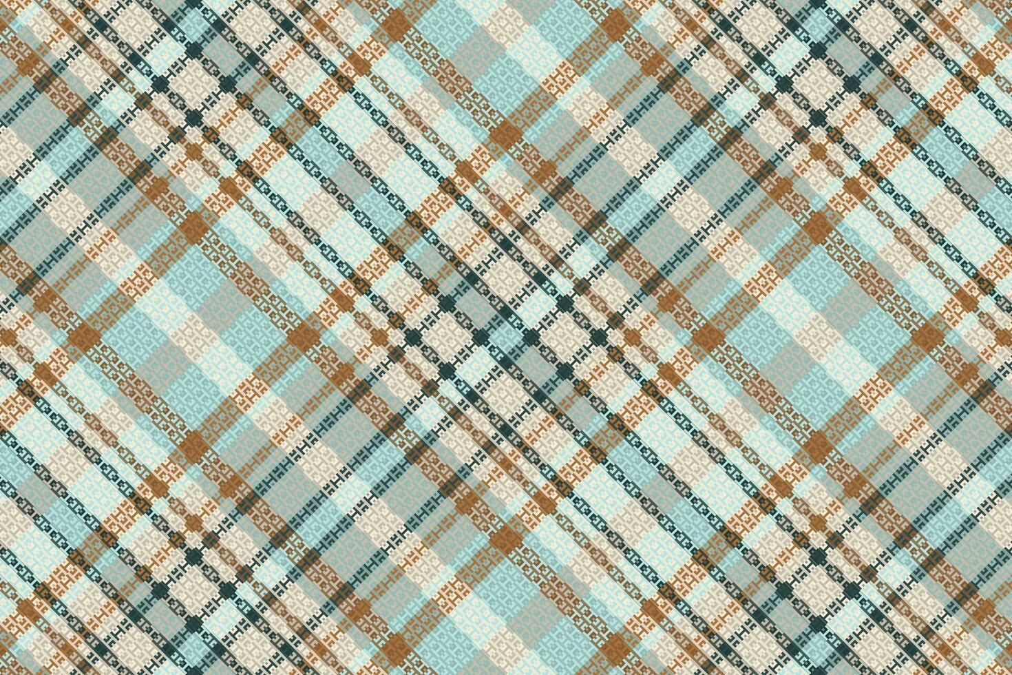 Tartan plaid pattern with texture and summer color. vector