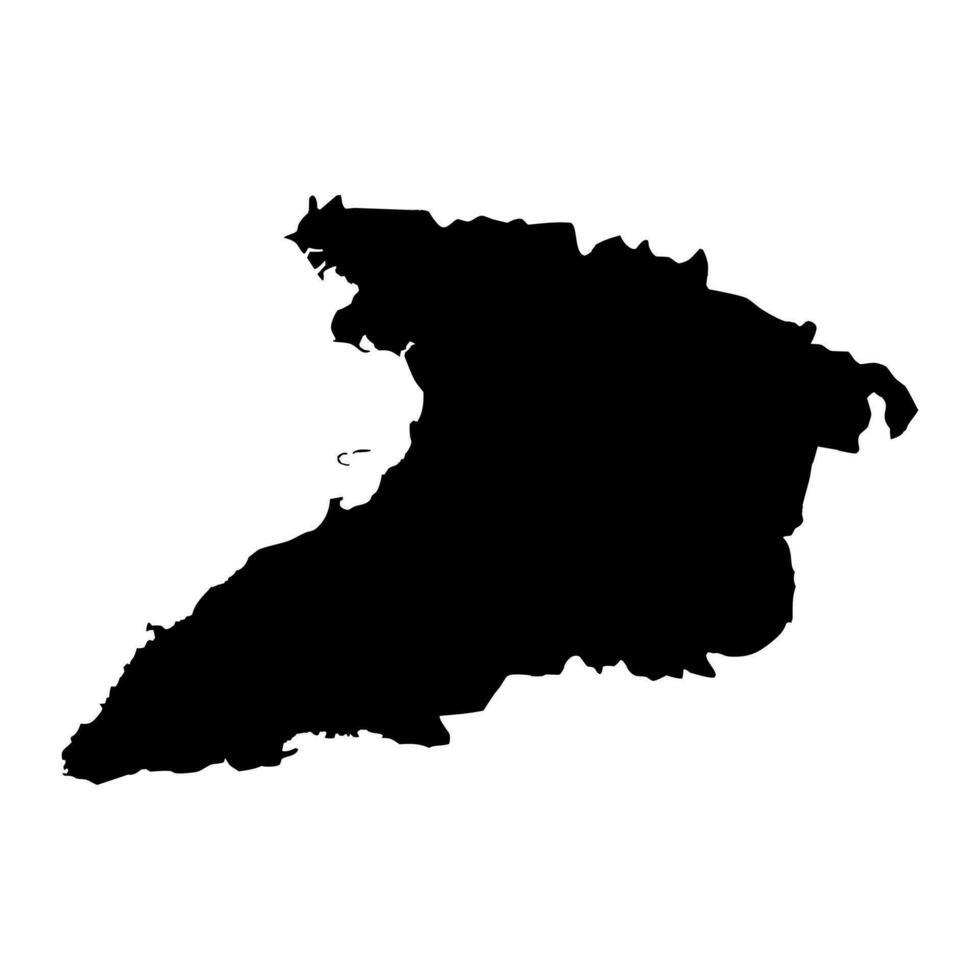 Granma province map, administrative division of Cuba. Vector illustration.
