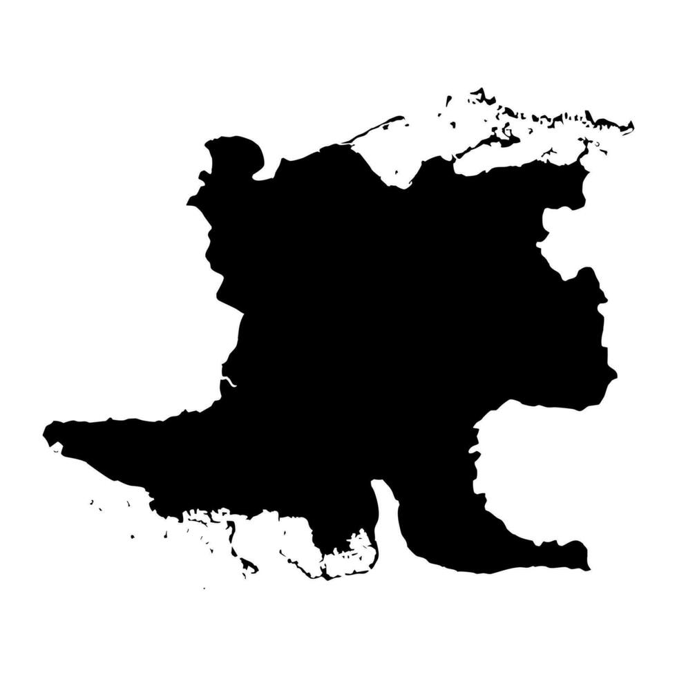 Matanzas province map, administrative division of Cuba. Vector illustration.