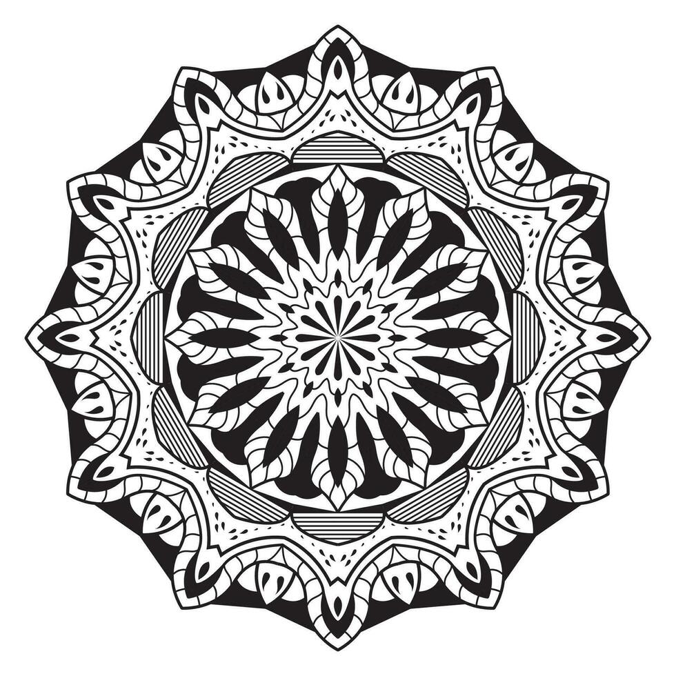 Mandala design consept vector