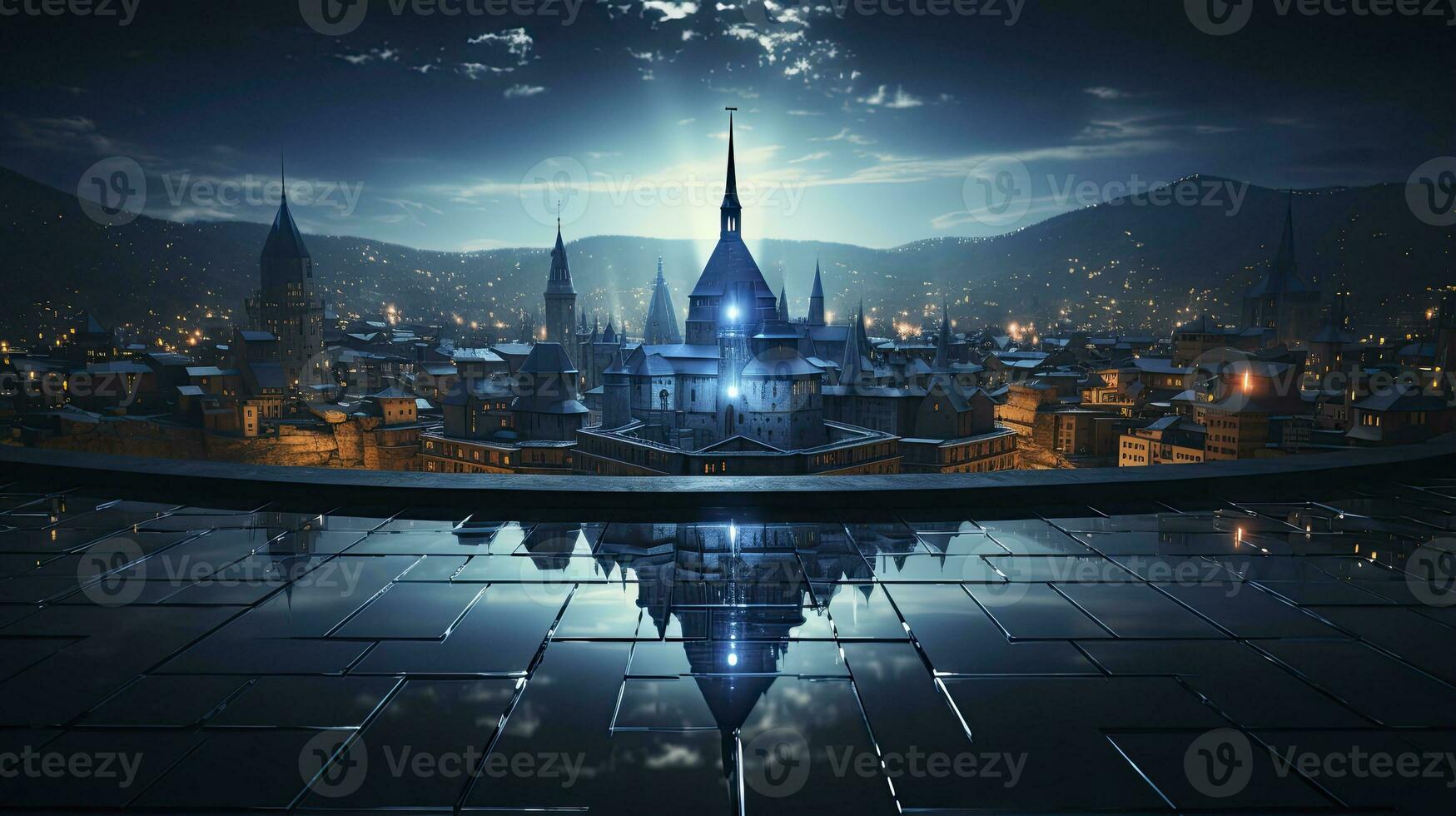 AI generated Cybersecurity in the Digital Business Landscape. AI Generated photo