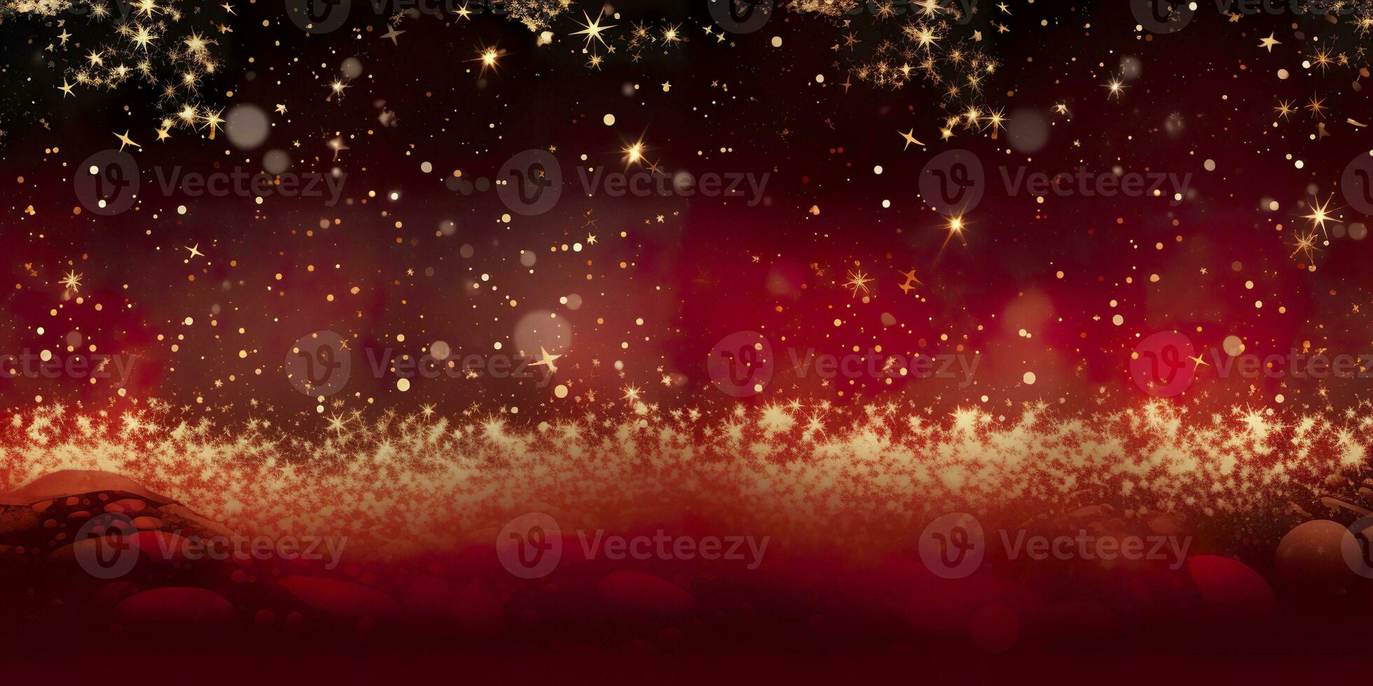 AI generated Merry Christmas and Happy New Year Background. AI Generated photo