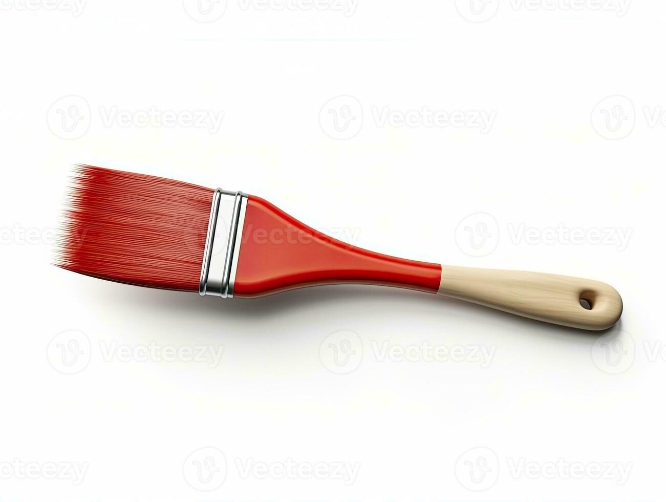 AI generated Paintbrush isolated white background. AI Generated photo