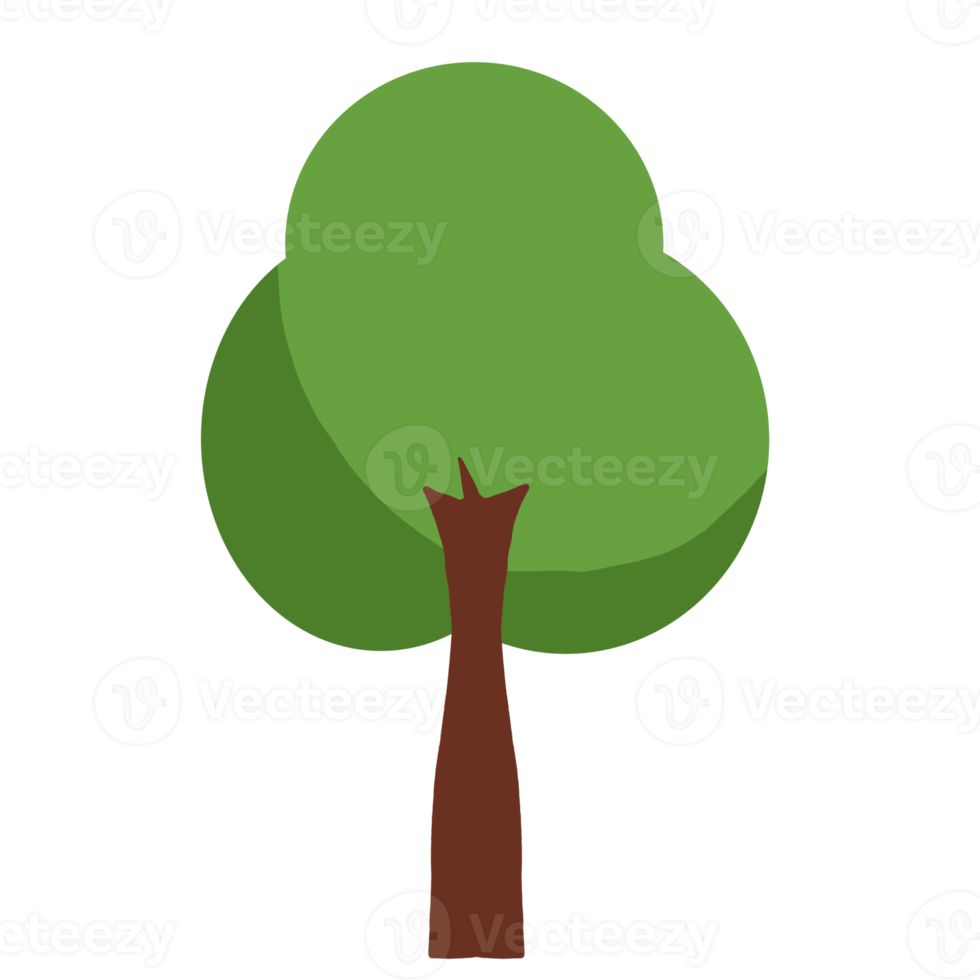 tree icon in flat style png