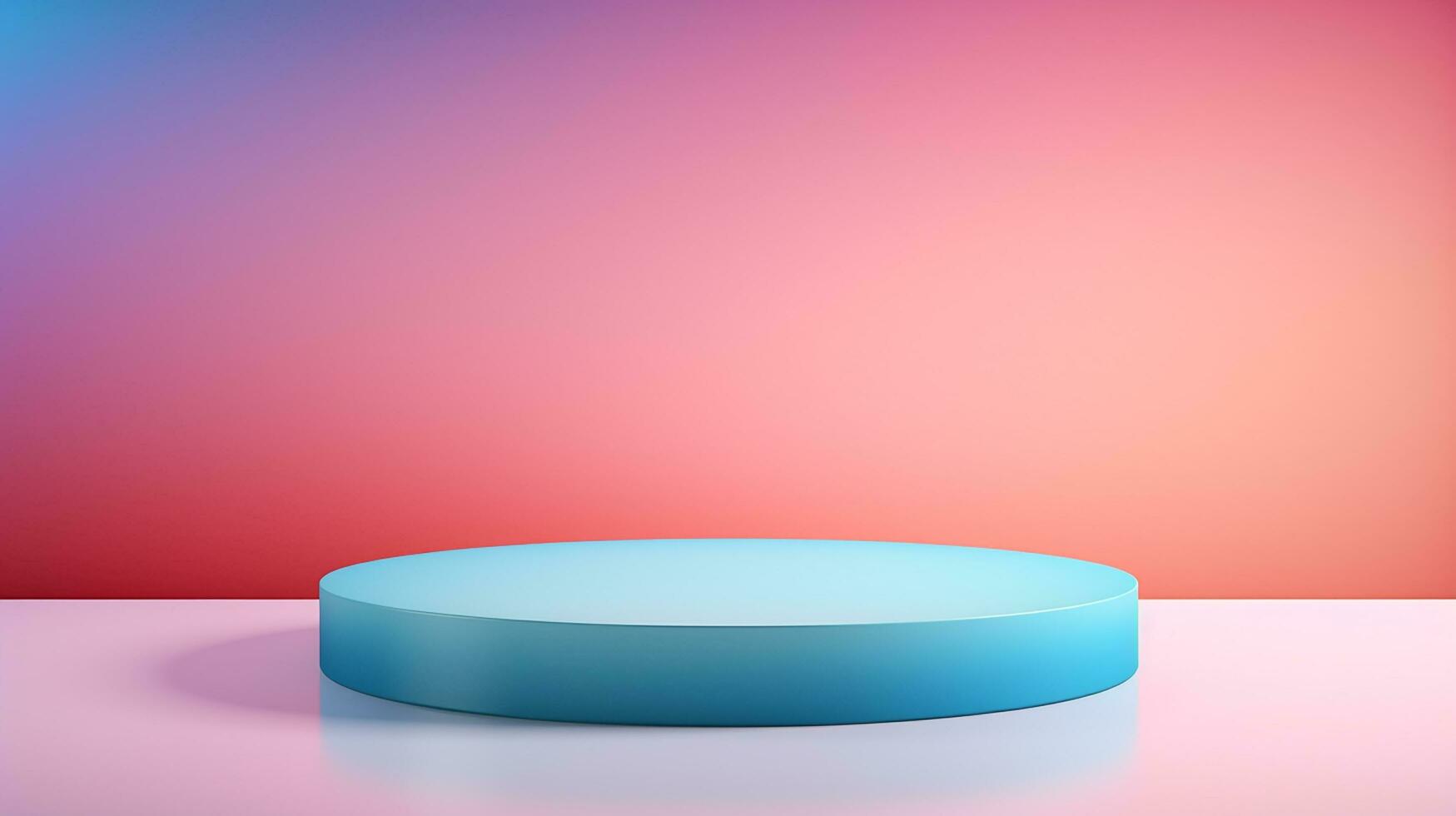 AI generated 3d rendered abstract empty display podium Minimal scene for product display presentation photo