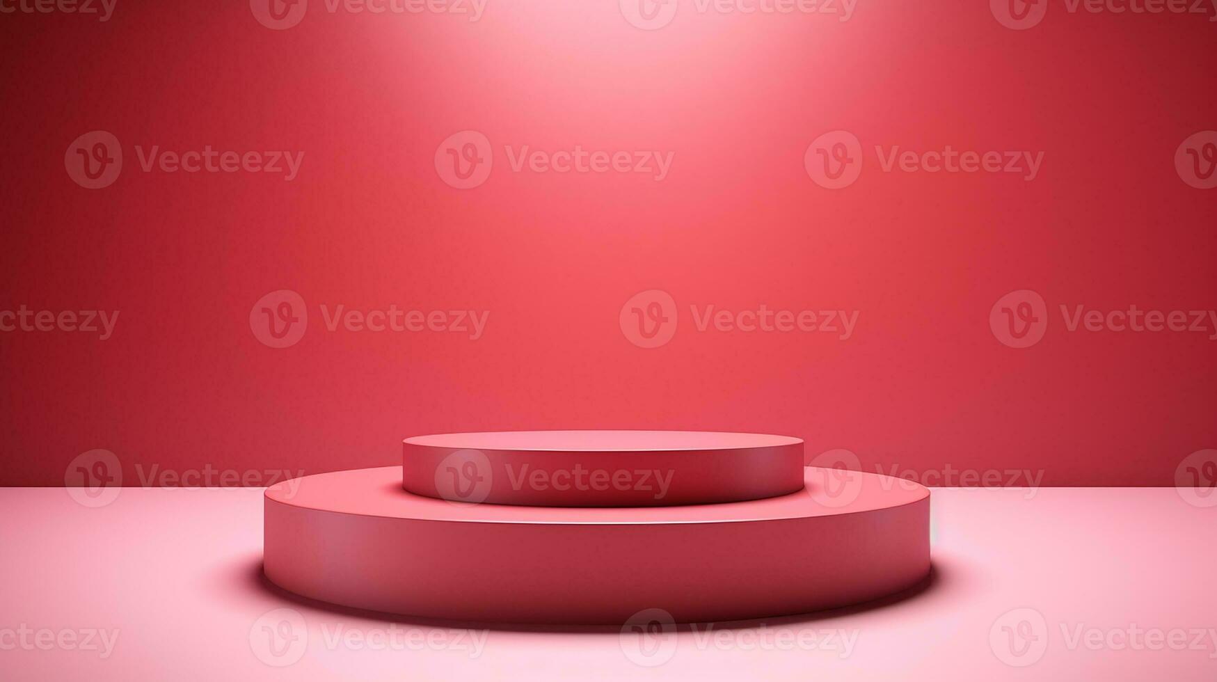 AI generated 3d rendered abstract empty display podium Minimal scene for product display presentation photo