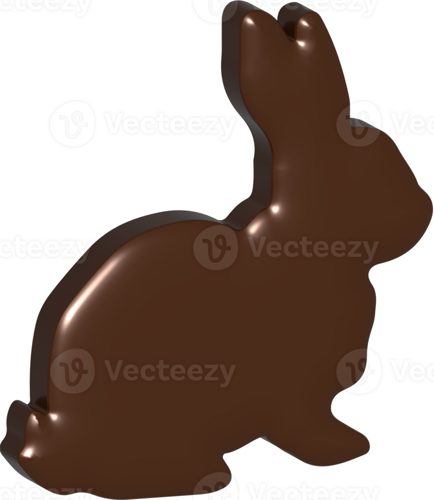 Chocolat lapin illustration png