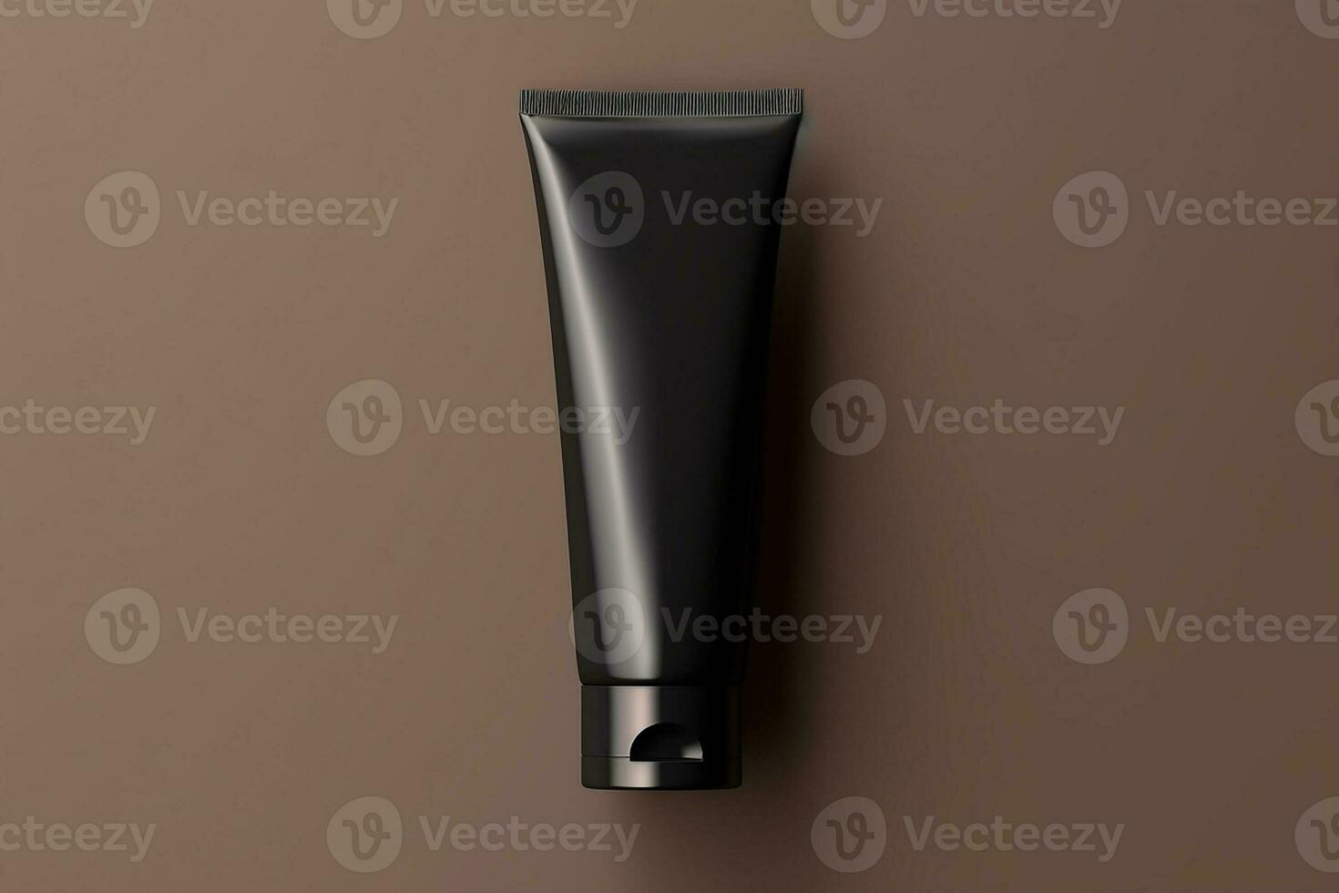 AI generated Beauty cosmetics products concept tube container cream tube, jar and serum on background, top view, flat lay, photo