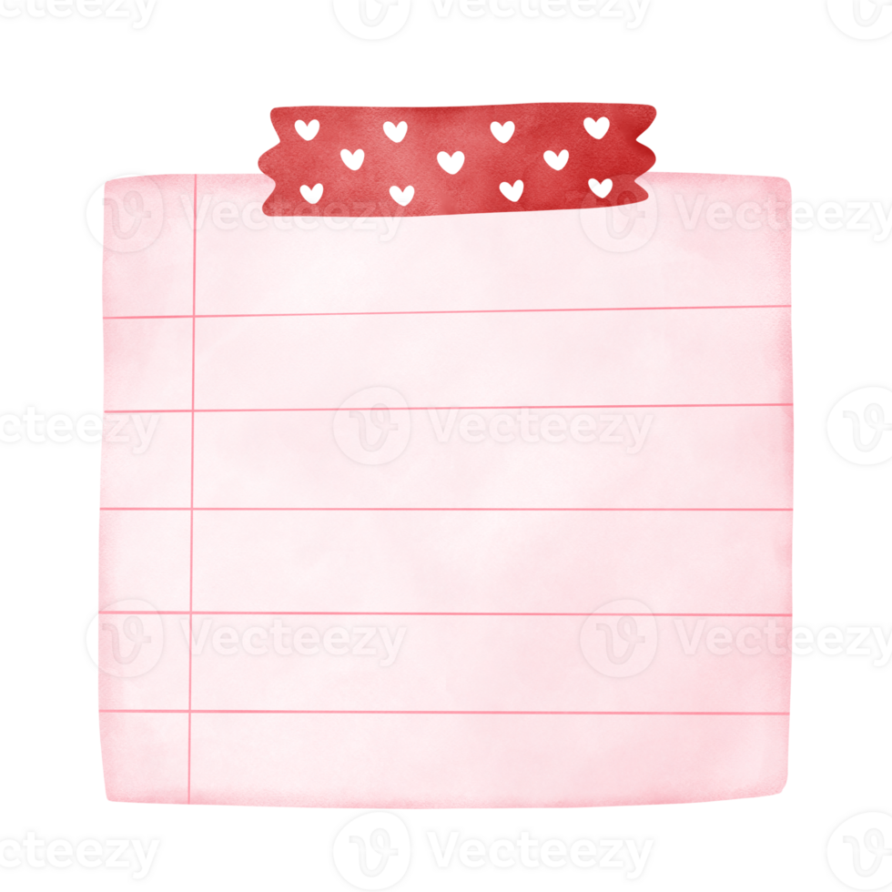 Simple Memo Paper for Your Notes png