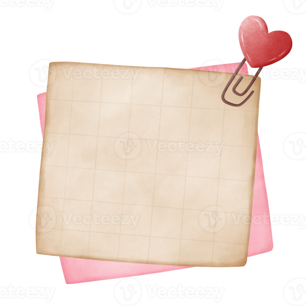 Simple Memo Paper for Your Notes png