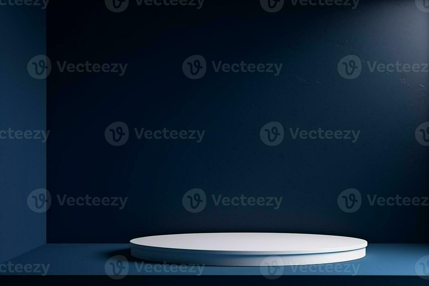 AI generated 3d rendered empty display podium Minimal scene for product display presentation photo