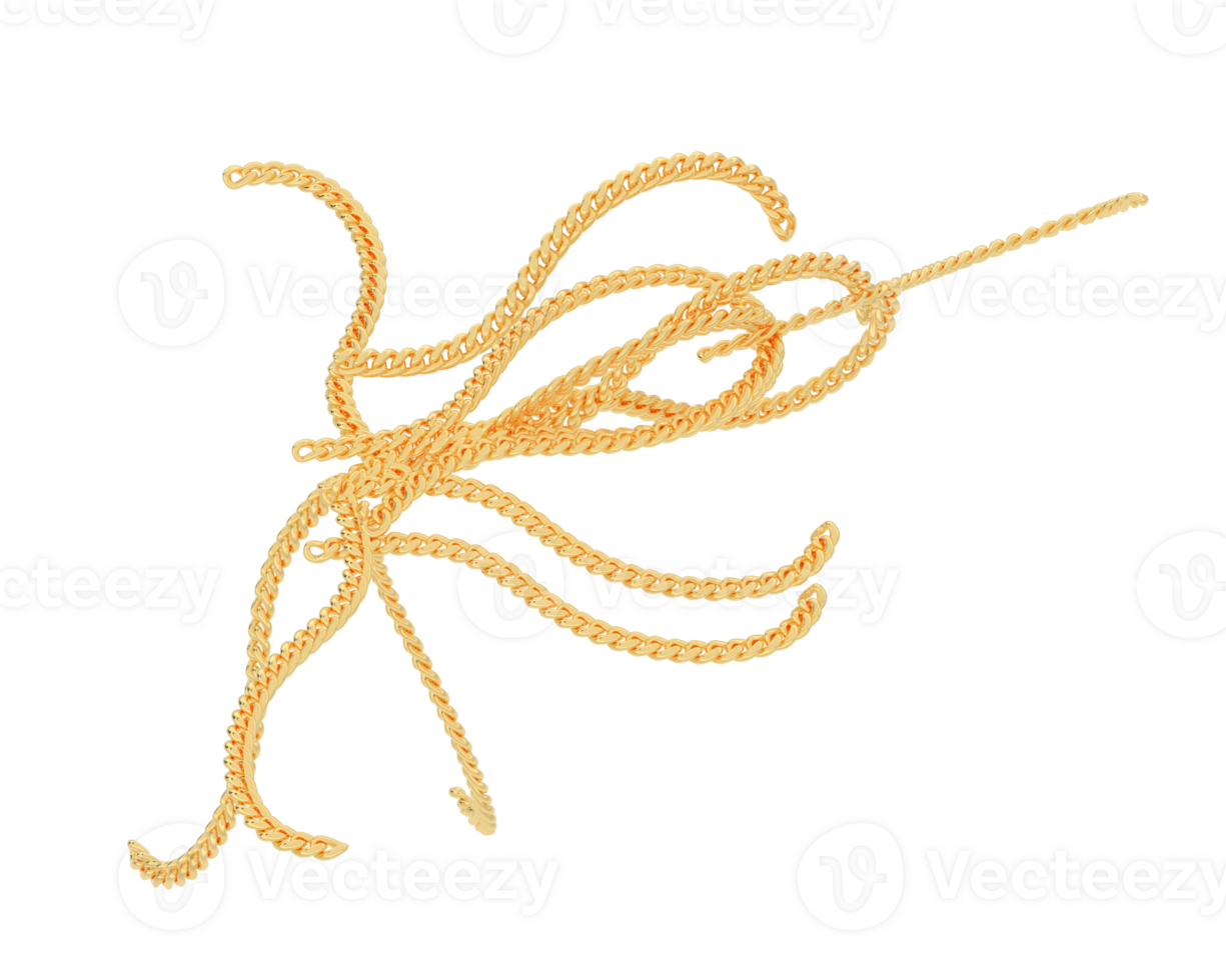 Jewelry isolated on transparent background. 3d rendering - illustration png
