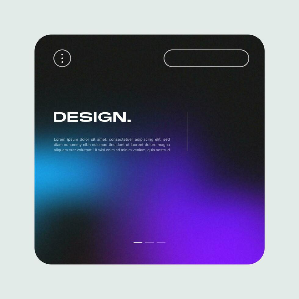 Futuristic square gradient background. Pop up window vector illustration.