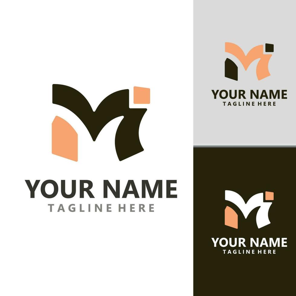 Minimalist MI, Letter Logo, simple and Luxury Icon Vector business identity design Template