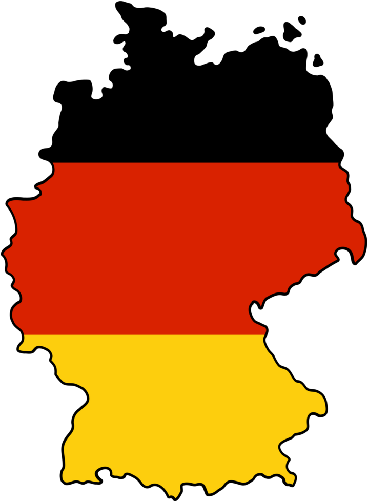 drawing of germany flag map. png