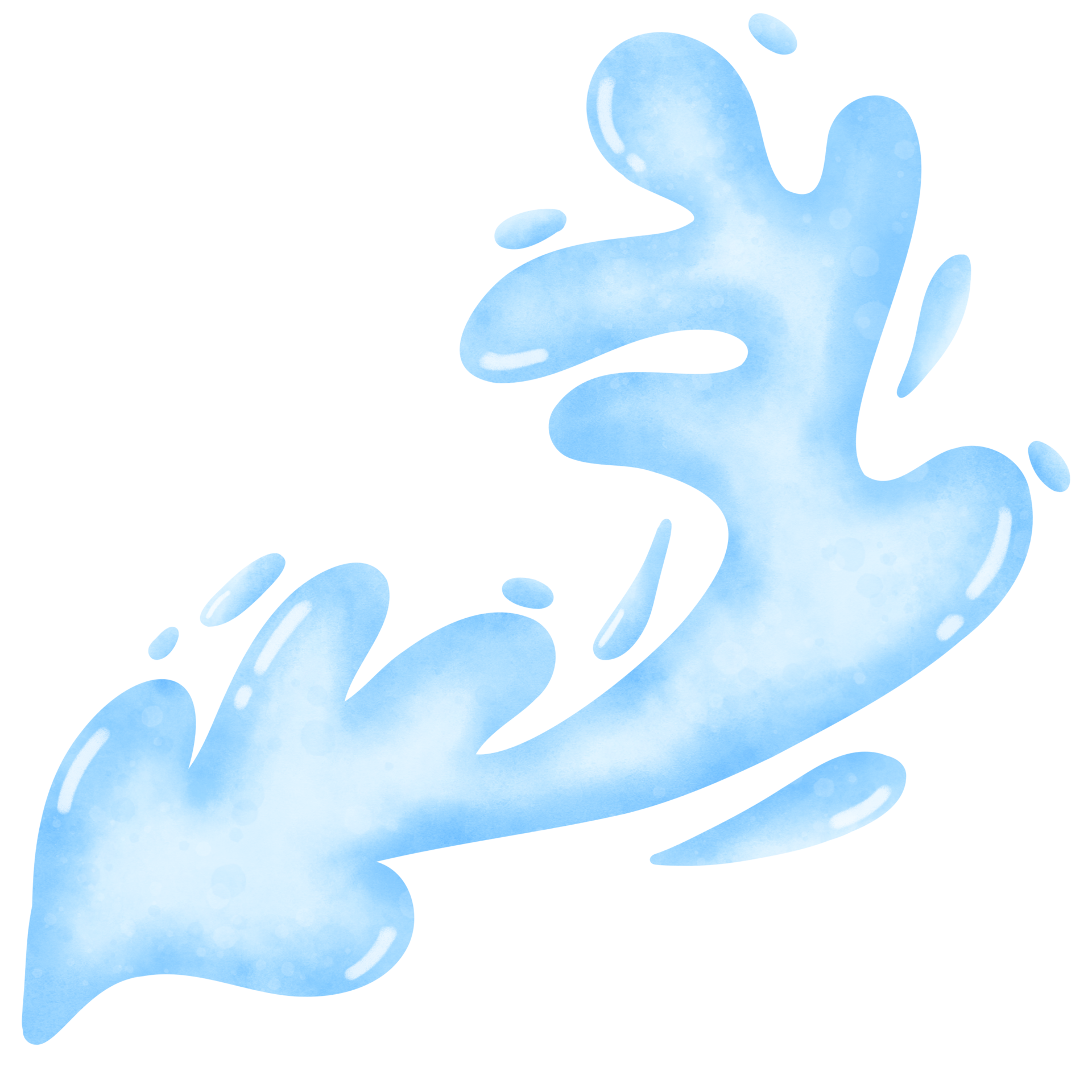 water splashing, water drop, watercolor 35898623 PNG