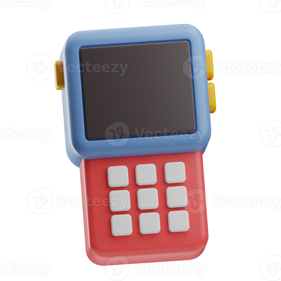 Shipping And Delivery Object Scanner 3D Illustration png