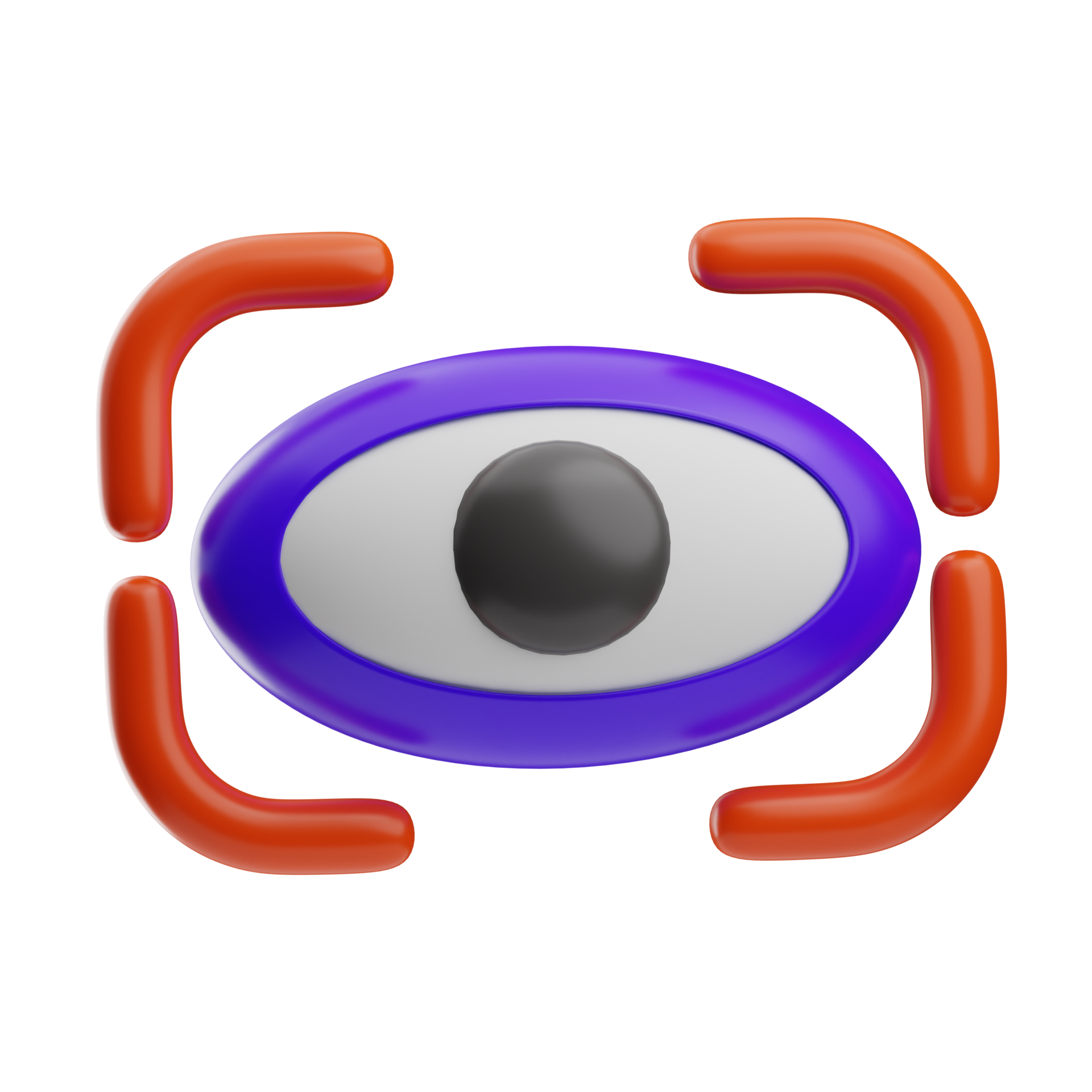 Security Object Retinal Scanner 3D Illustration 35898761 PNG