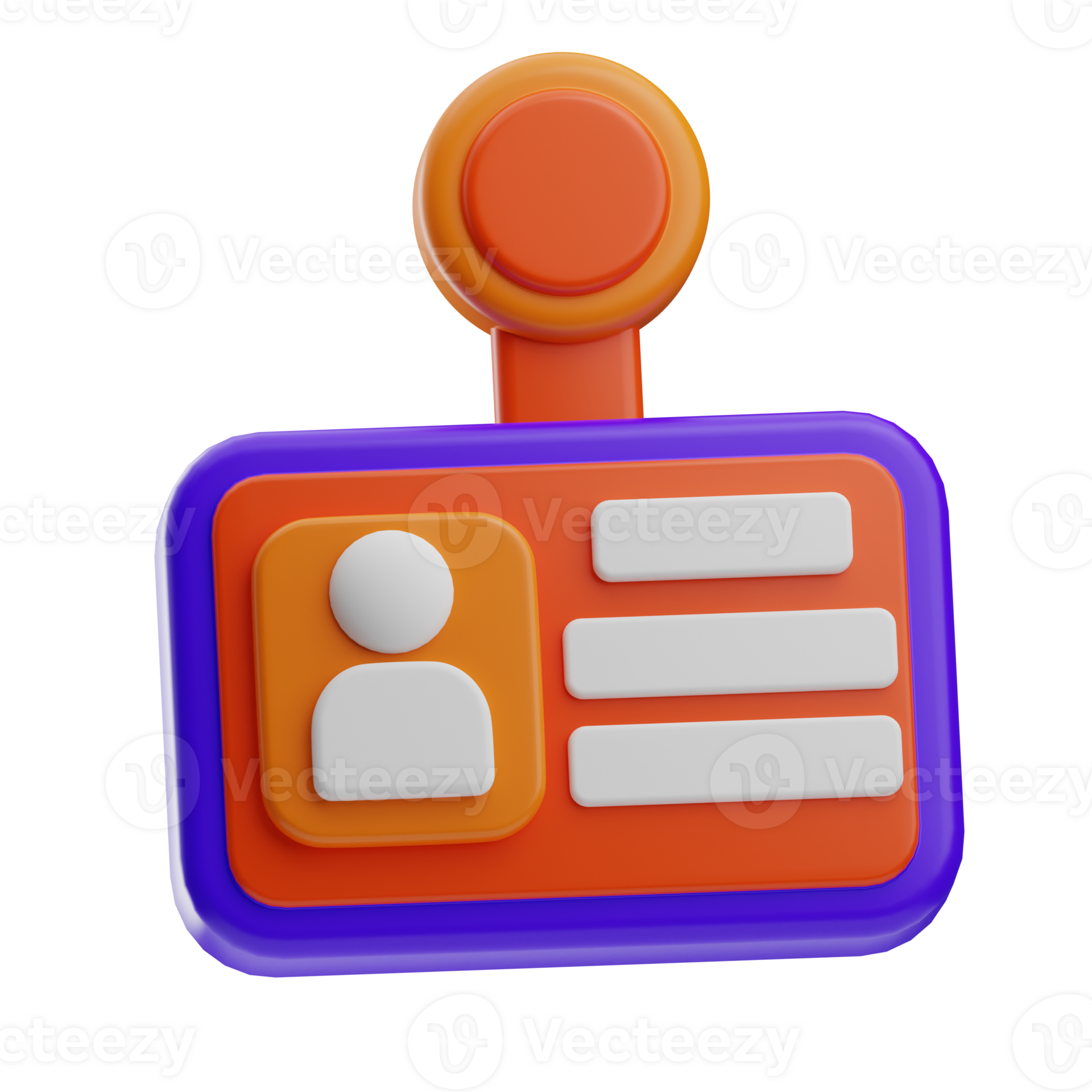 Security object id card 3d illustration 35898785 png