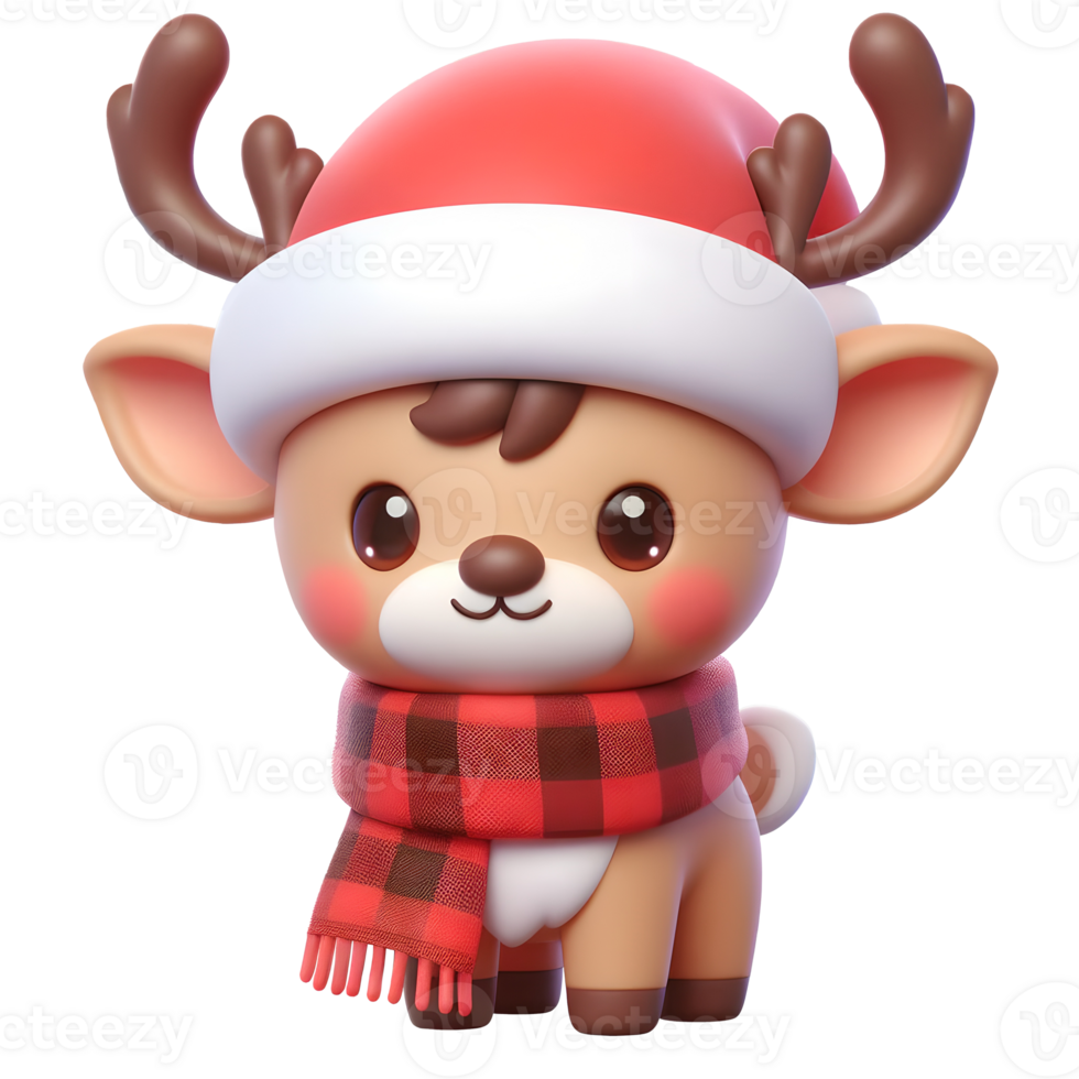 Reindeer 3D Icon Illustrations png