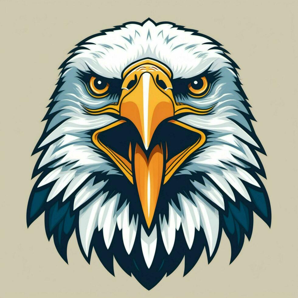 AI generated bird illustrations with beautiful colors photo