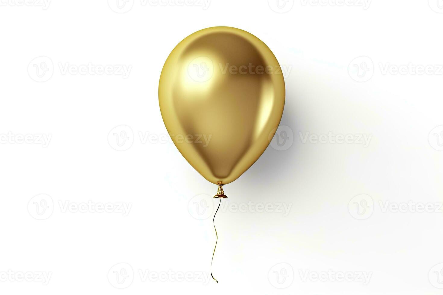 AI generated Birthday balloon flying for party and celebrations. AI Generated photo