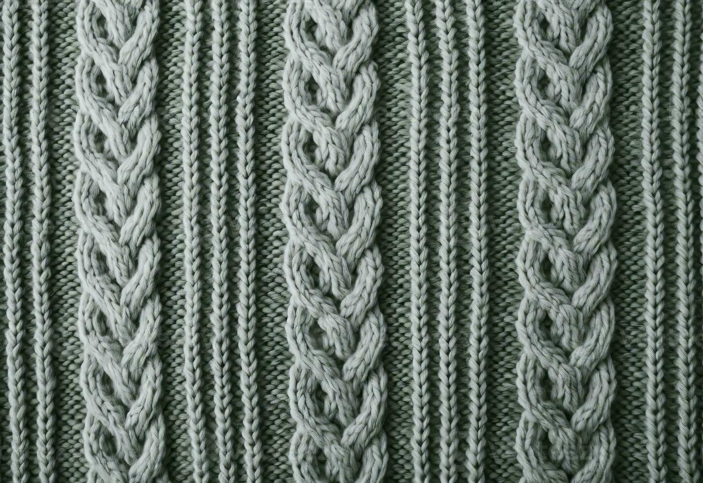 AI generated Knitted sweater texture, background with copy space. AI Generated photo