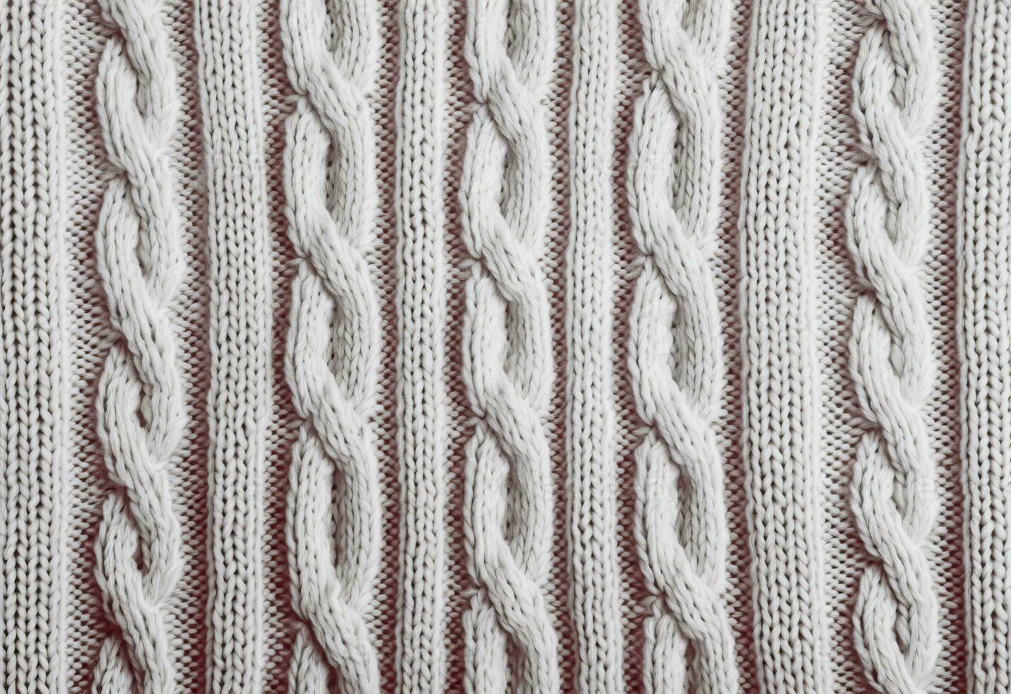 AI generated Knitted sweater texture, background with copy space. AI Generated photo