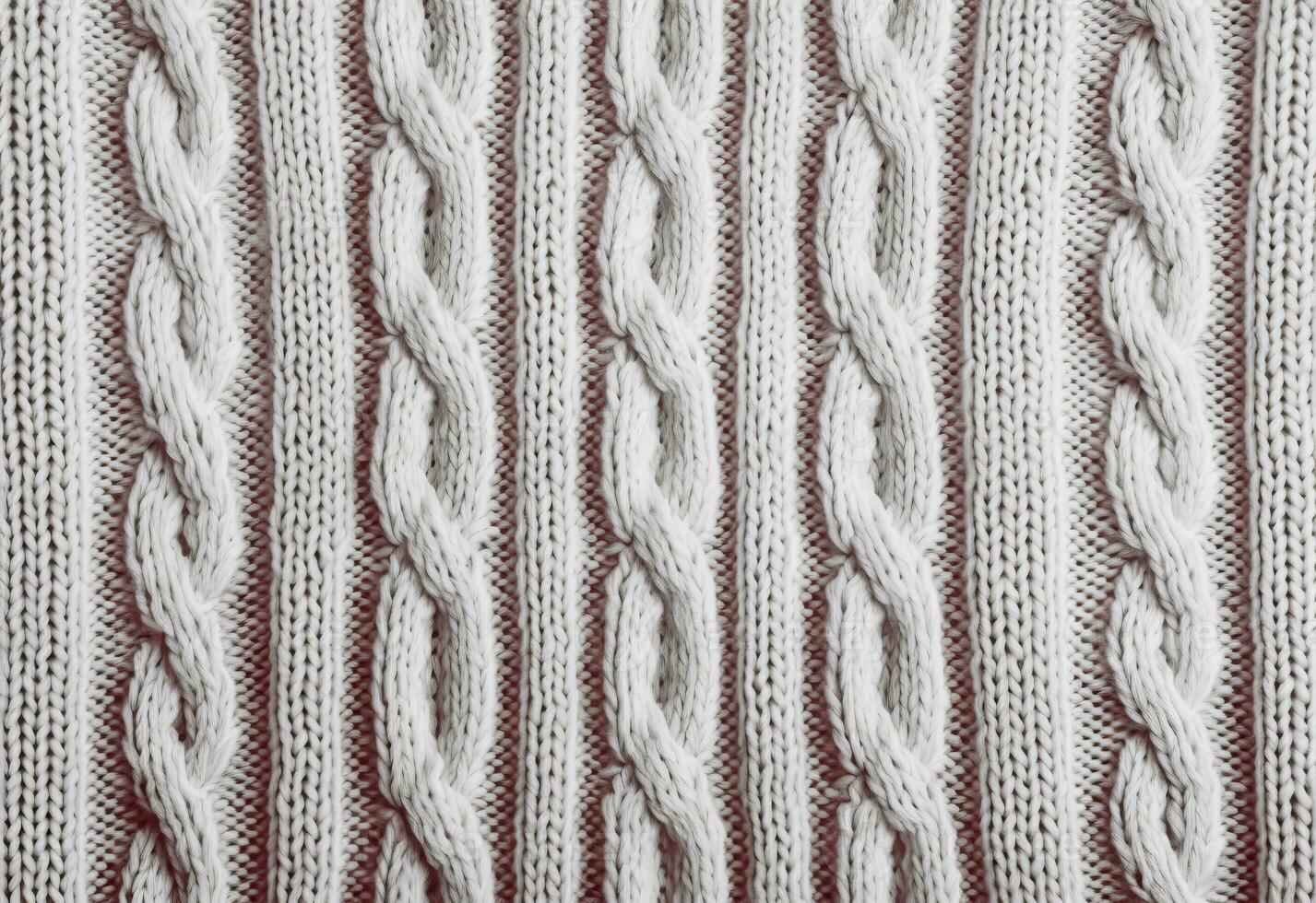 AI generated Knitted sweater texture, background with copy space. AI Generated photo