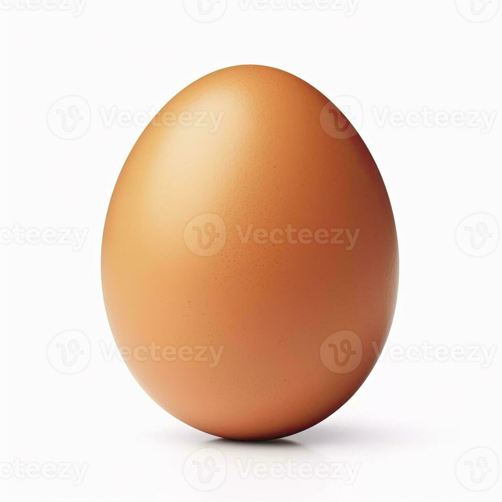 AI generated Egg isolated on white background. AI Generated photo