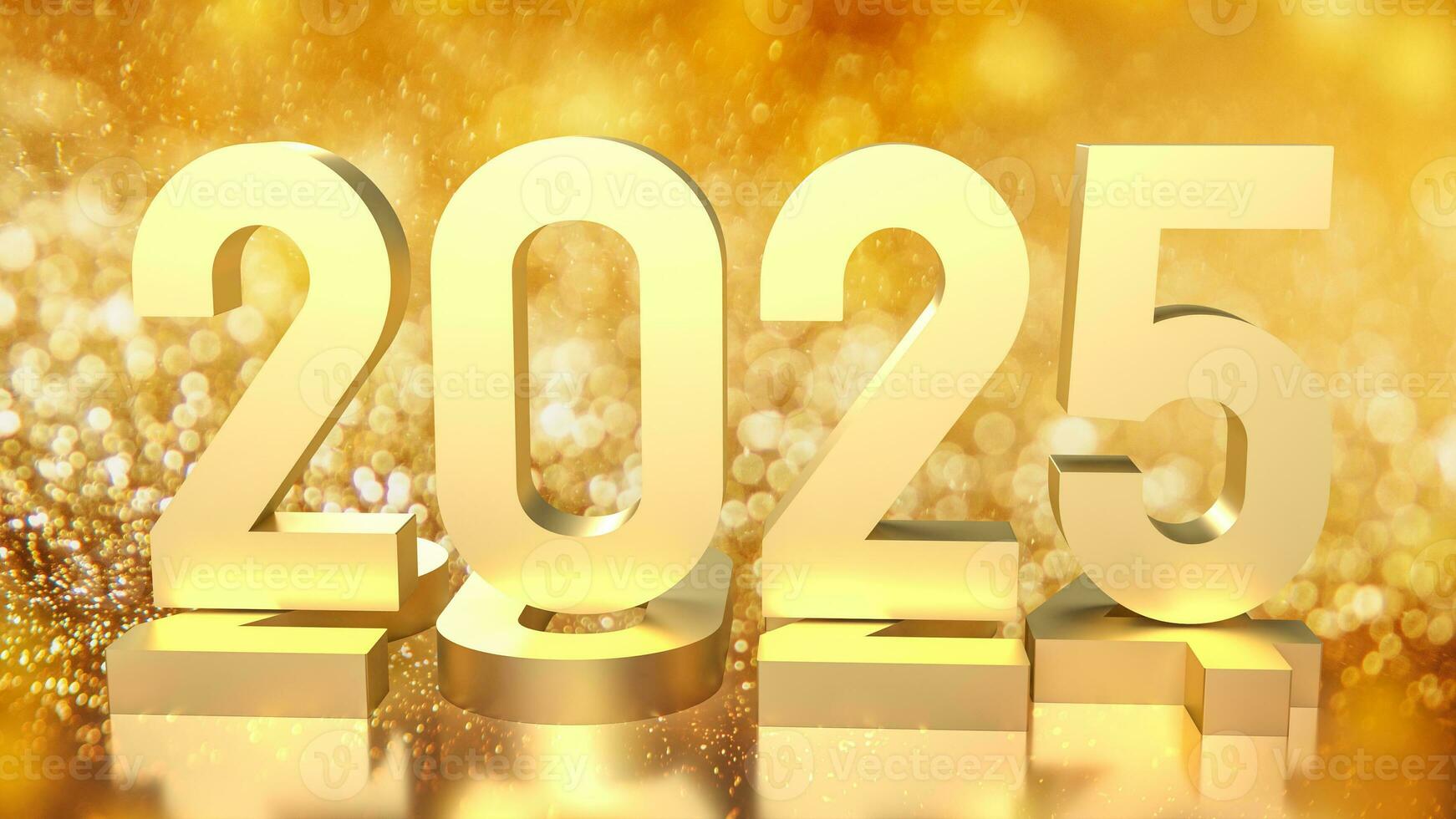 el oro número 2025 para negocio concepto 3d representación. 35903883 Foto de stock en Vecteezy