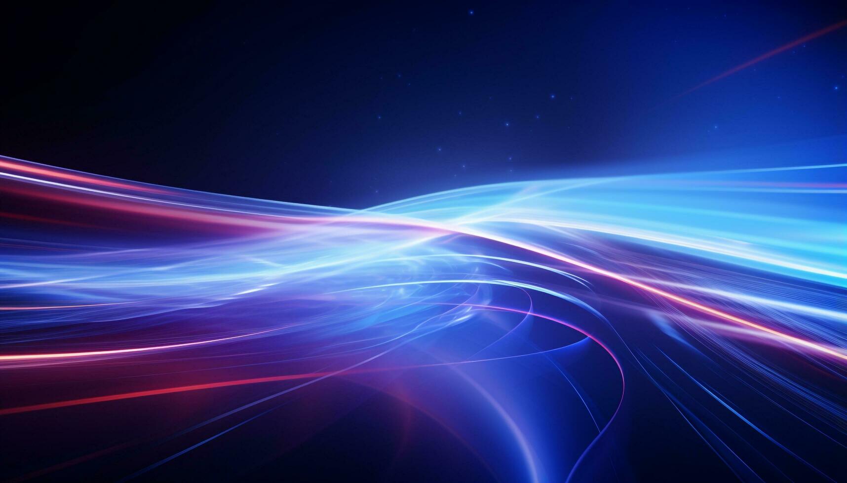 AI generated Modern abstract high-speed light effect Abstract photo