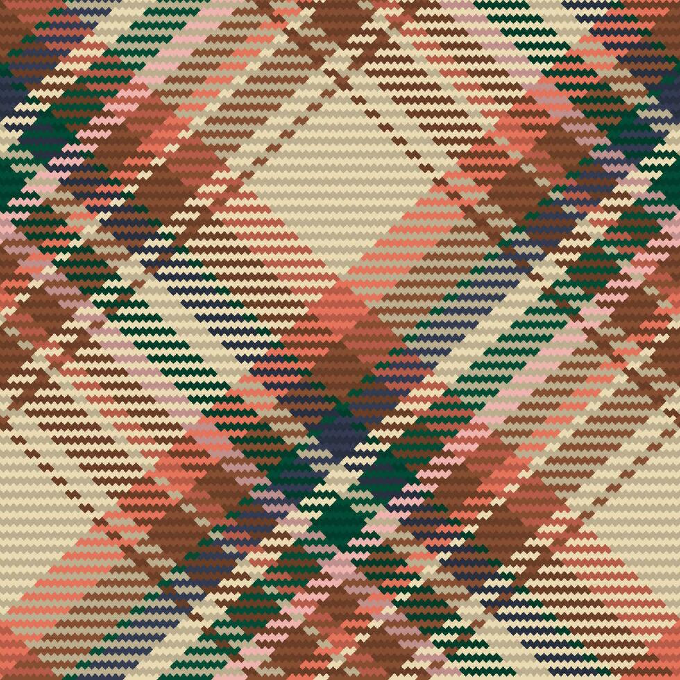 patrón sin costuras de tela escocesa de tartán escocés. fondo repetible con textura de tela a cuadros. estampado textil a rayas de fondo vectorial. vector