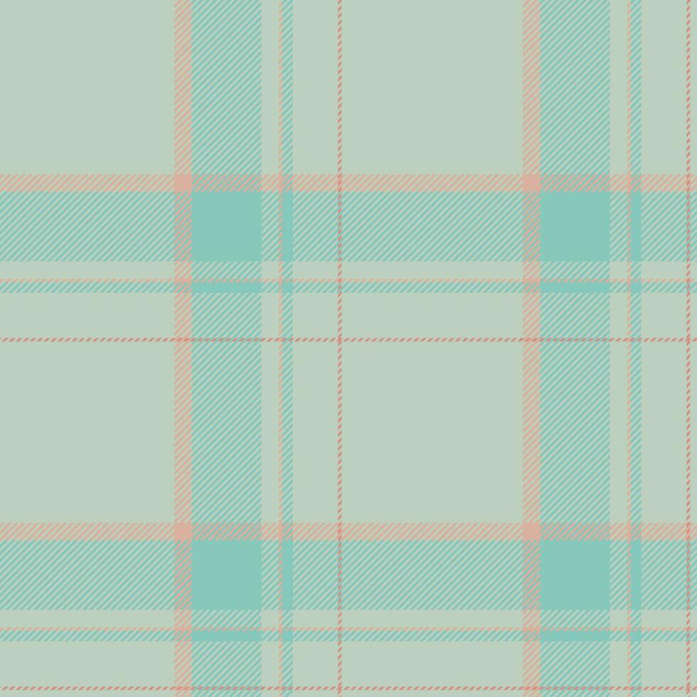 Plaid seamless pattern. Check fabric texture. Vector textile print.