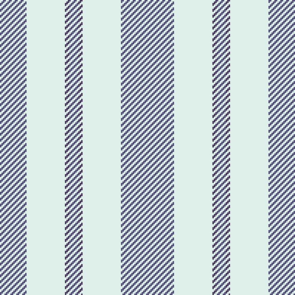 Proud background texture seamless, reel lines fabric vertical. Advertisement vector stripe pattern textile in white and indigo colors.