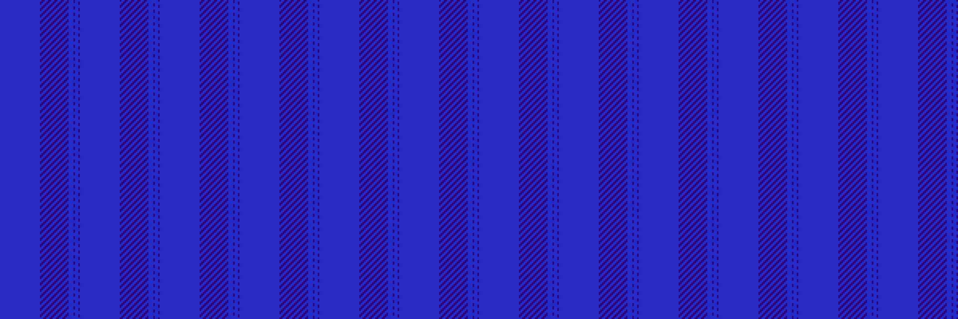 Decorar modelo textura fondo, niños vector líneas sin costura. efecto tela vertical raya textil en azul y Violeta colores.